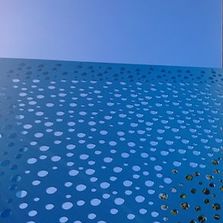 Tôle perforée à trous ronds en différents diamètres acier galvanisé | OPERA PARONS 