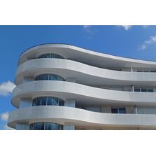 Garde-corps filant en tôle pleine ou perforée et profilés aluminium |  FERIA FILANT TOLE RAPPORTEE