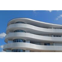 Garde-corps filant en tôle pleine ou perforée et profilés aluminium |  FERIA FILANT TOLE RAPPORTEE