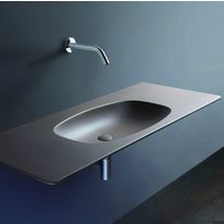 Lavabo avec plan intégré en céramique fine | NudaFlat