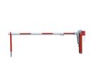 Barrière levante à vérins, support de lisse fixe ou suspendu