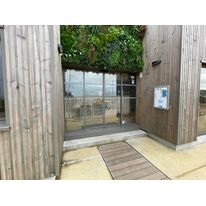 Porte automatique coulissante à deux vantaux | Record D-STA 