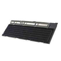 Tuile solaire en intégration rouge ou noire | TUILE SOLAIRE MAX