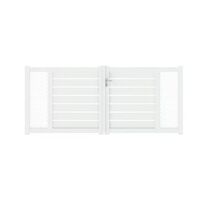 Portail battant Aluminium décor moucharabeih | Catane