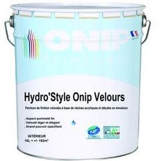 Peinture de finition pour murs et plafonds teintable à haut rendement | Hydro'Style Onip