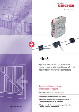 Système de transmission inductif de signaux pour profils sensibles de sécurité  | InTra6