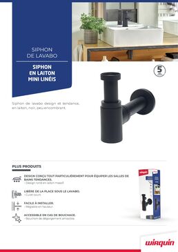 Siphon de lavabo en laiton | MINI LINÉIS 