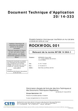 Laine de roche en flocons à insuffler | Rockwool 001