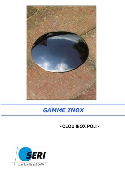 Clou de voirie en inox 304L | ICI70 - ICI100 - ICI150