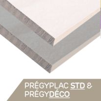 Plaques de plâtre BA 13 | SINIAT PRÉGYPLAC et PRÉGYDÉCO