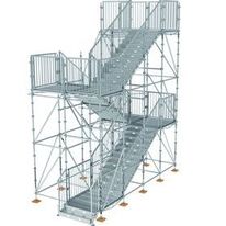 Escalier modulaire monté sans outil et accessible au public | Publistep