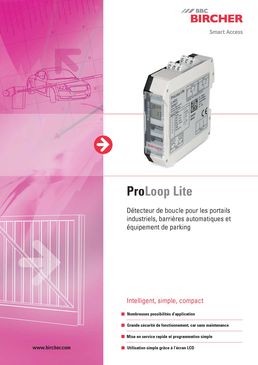 Détecteur de boucle pour les portails industriels, barrières automatiques et équipement de parking | ProLoop Lite