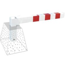 Potelet pompier rabattable