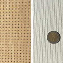 Trous ronds  | Perçage à trous ronds pour panneaux acoustiques