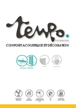 Cloison acoustique sur poteaux | TEMPO Mobile