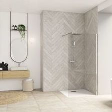 Paroi fixe pour un espace douche ouvert | SMART DESIGN SOLO FACTORY