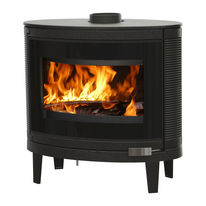 Poêle à bois bûches en fonte 9 kW de puissance | IKARI C077BK.06