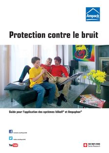 Catalogue Brochure acoustique, isolation contre le bruit, correction acoustique 