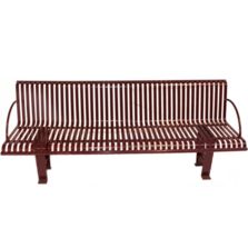 Banc public en fer avec accoudoirs Durango