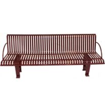 Banc public en fer avec accoudoirs Durango