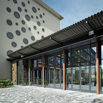 Profilés acier pour réalisation de portes d'entrées vitrées  | HALL'SYSTEM