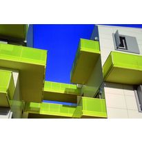 Garde-corps avec recouvrement du nez de dalle | AREAL PASSANT DEVANT DALLE