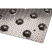 Bande podotactile aluminium à visser - lot de 2