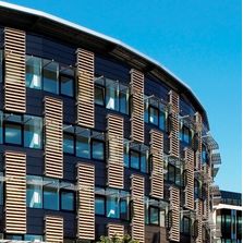 Brise-soleil stable en bois massif | Brise-soleil en bois Accoya