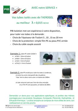 Tubes pré-isolés compacts haute performance | Service+