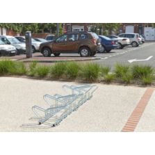 Râtelier 10 vélos au sol face-à-face