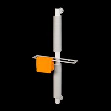 Radiateur sèche-serviettes à ailettes | VD4604 acier mural