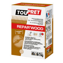 Enduit pour reconstitution de boiseries intérieures ou extérieures | Toupret Repar'Wood