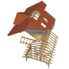 Logiciel de construction de charpentes bois pour toitures | CONSTRUCTION DES TOITURES