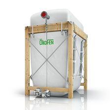 Silo textile de stockage de granulés de bois pour chaudière ÖkoFEN | Flexilo Compact