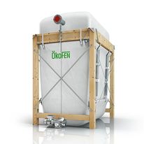 Silo textile de stockage de granulés de bois pour chaudière ÖkoFEN | Flexilo Compact