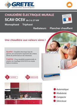 Telechargement documentation technique - [Chaudière électrique murale ...