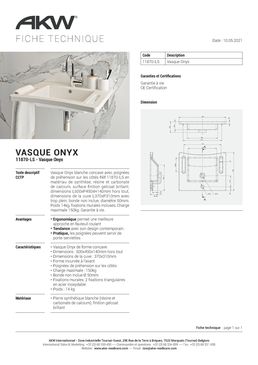 Vasque de forme concave | Onyx - 11870-LS 