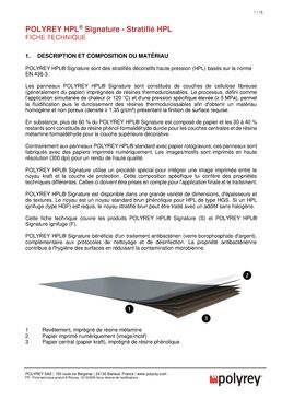 Signature® – L’offre de stratifiés HPL personnalisés