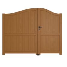 Portail battant bois avec accessoires réglables | Roquebrune