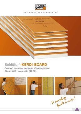 Panneaux d'agencement prêts à carreler pour salle de bains | Schlüter-KERDI-BOARD