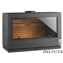 Poêle cheminée à bois 14 kW à post combustion pour grands espaces | Preston 6128-04