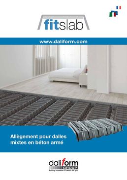 Coffrage perdu pour dalles allégées mixtes en béton armé | Fit Slab