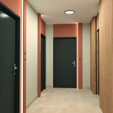 Bloc-porte métallique antieffraction en logement collectif neuf | MPE47