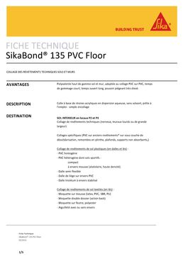 Colle sans solvant pour revêtements de sols et murs en PVC sur PVC | SikaBond 135