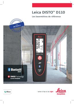 Télémètre laser jusqu’à 60 mètres de portée | Leica Disto D110