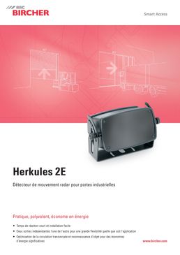 Détecteur de mouvement radar pour portes industrielles | Herkules 2E