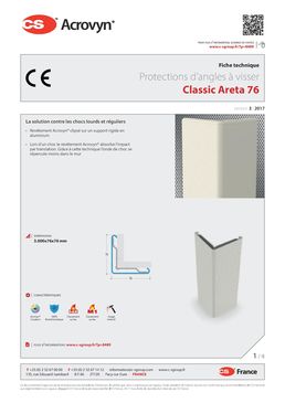 Protections d'angles murales à visser | SM-20 (Classic Areta)