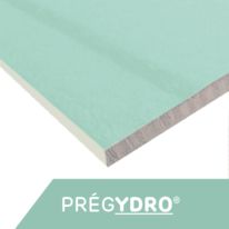 Plaque de plâtre hydrofugée | SINIAT PRÉGYDRO 
