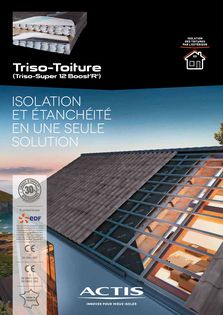 TRISO-TOITURE (TRISO-SUPER 12 BOOST'R'), la solution d'isolation certifiée EN 16012 idéale en toiture