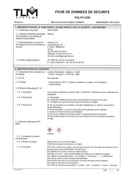 Résine acrylique uréthane monocomposante | POLYFLOOR